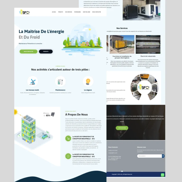 Industrial Energy Solutions Website